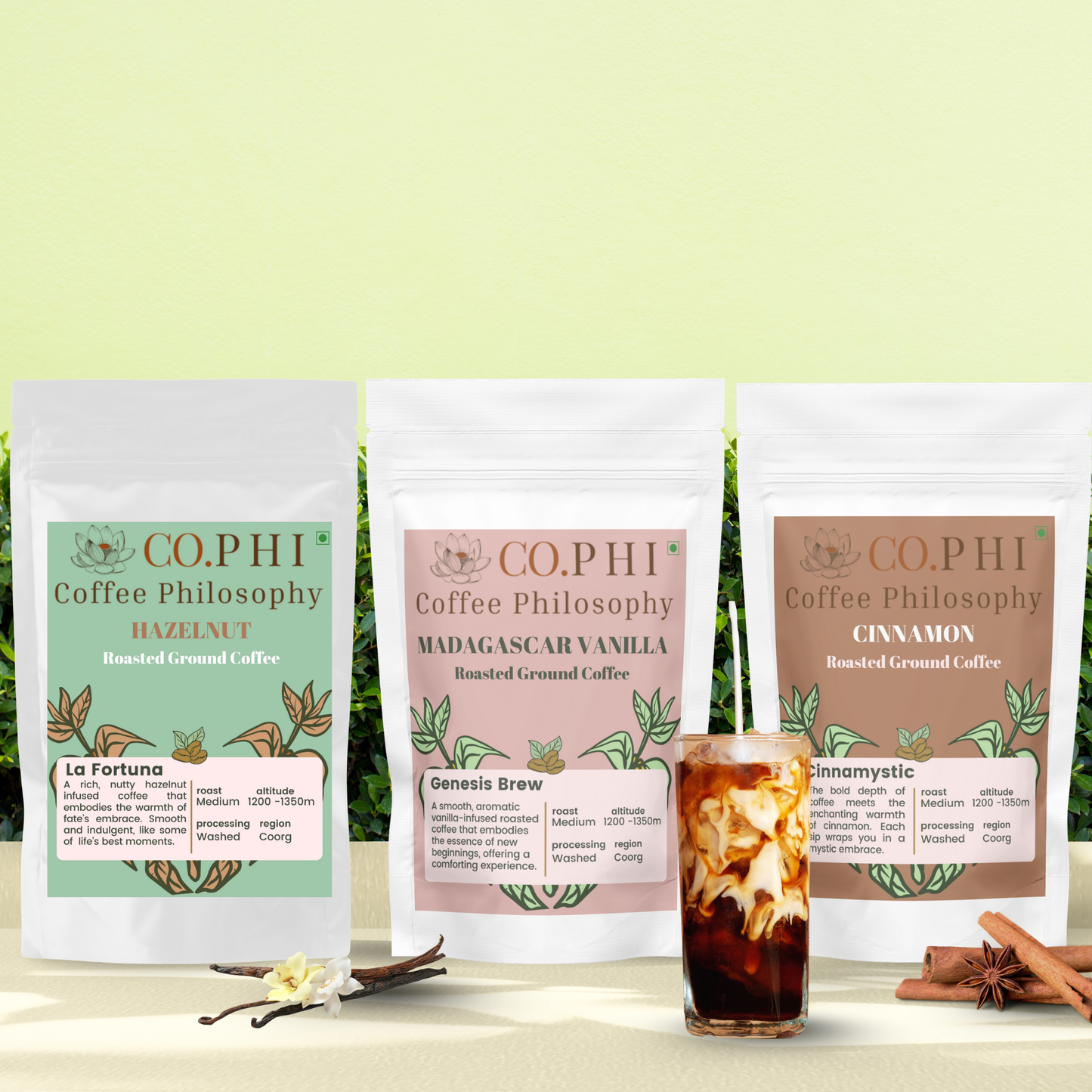 Coffee Samplers | Three 100 gm Packs